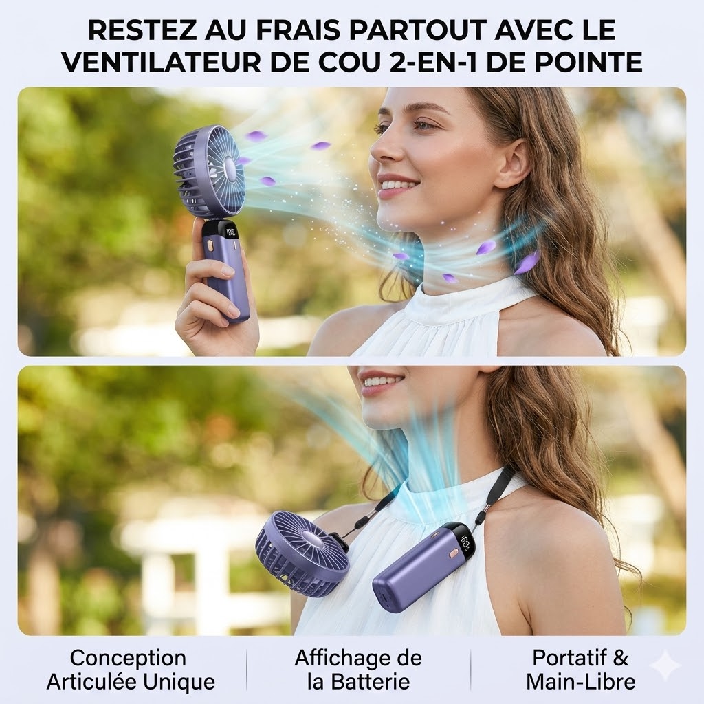 AirNomade Ventilateur Portable